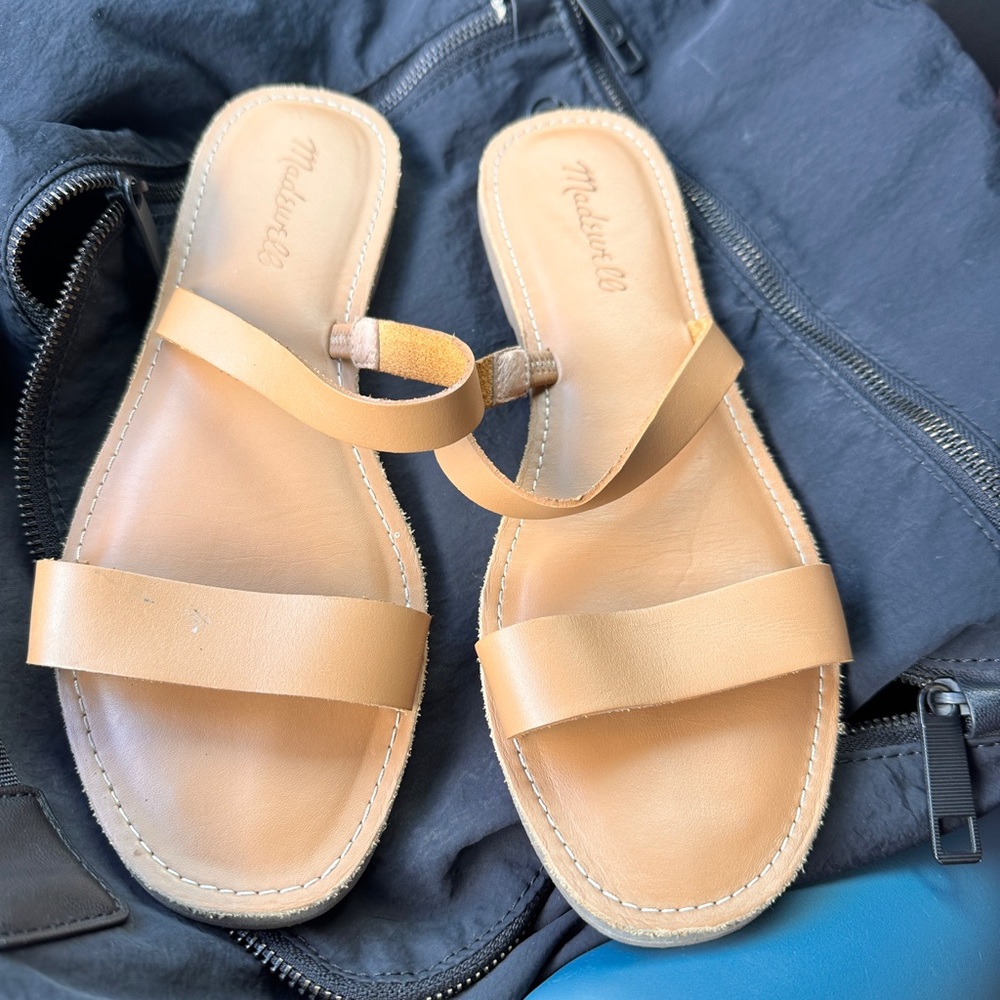 Madewell Light Brown Leather Sandals